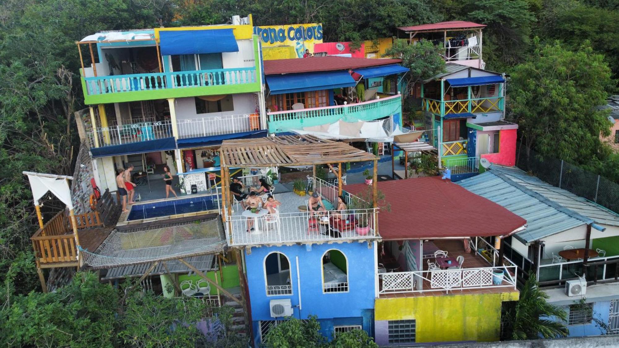 Tayrona Colors Hostel Taganga Buitenkant foto