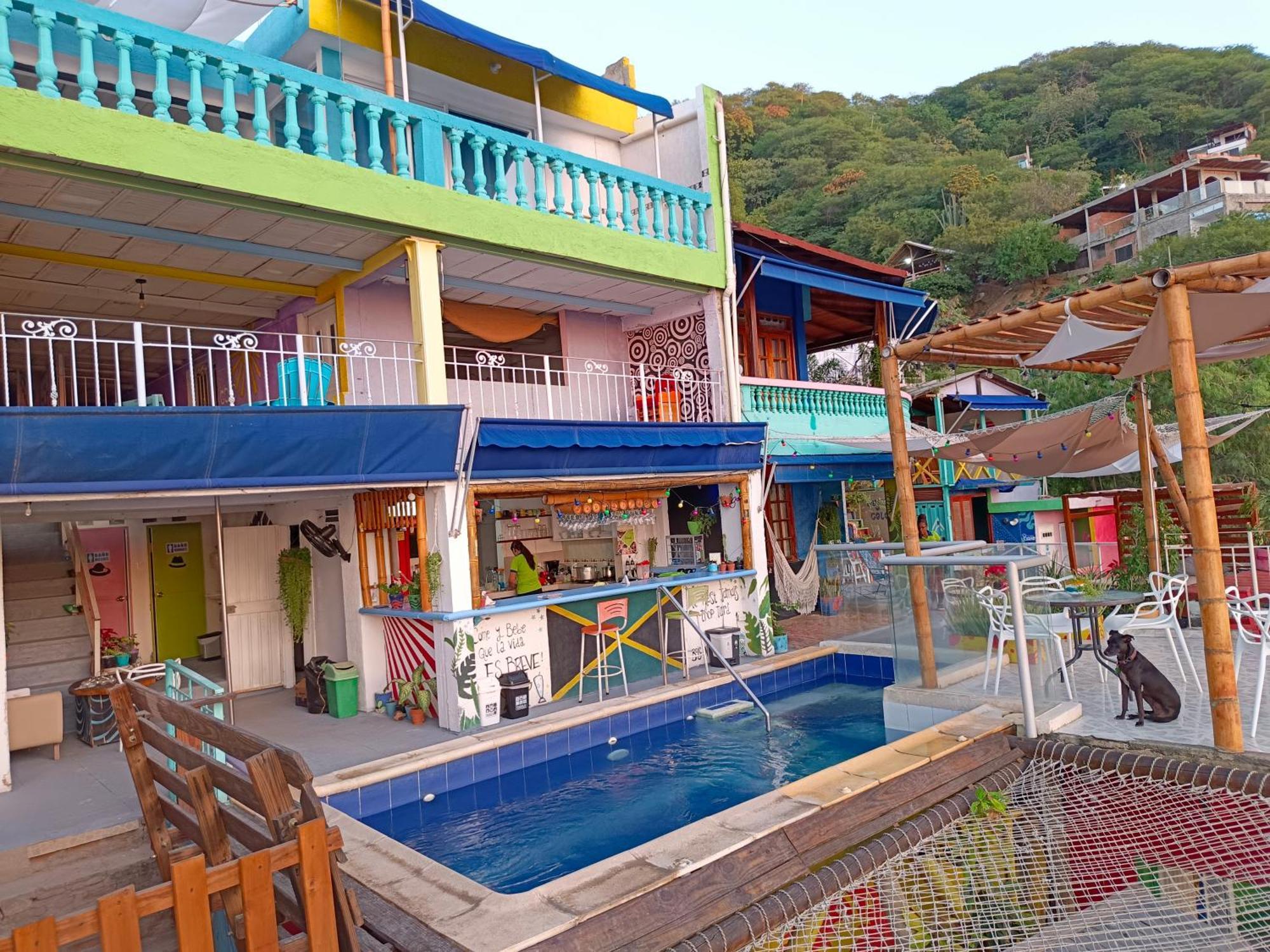 Tayrona Colors Hostel Taganga Buitenkant foto